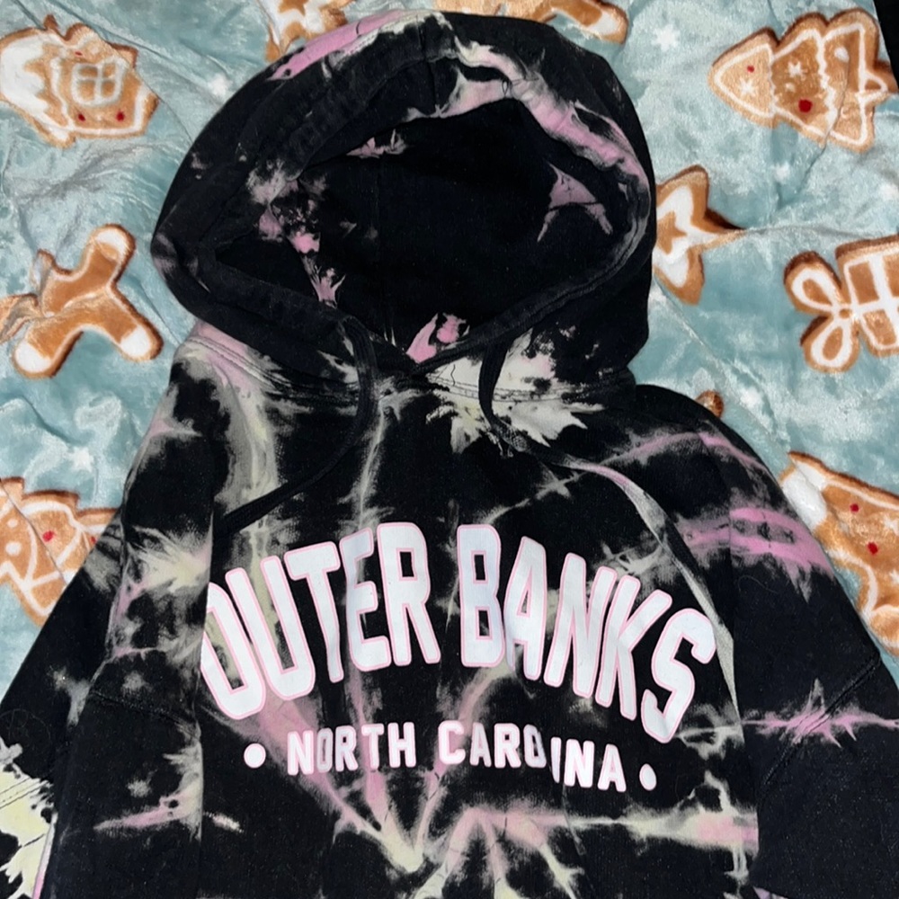 Tie dye OBX hoodie/sweatshirt